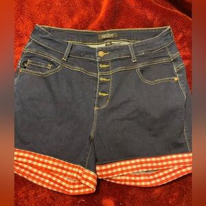 Judy Blue Gingham Shorts